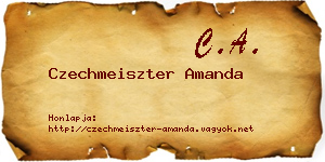 Czechmeiszter Amanda névjegykártya